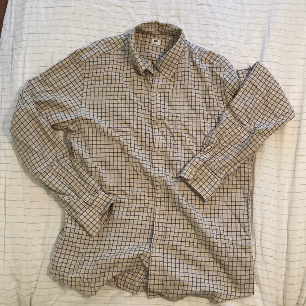 Uniqlo button up cotton shirt